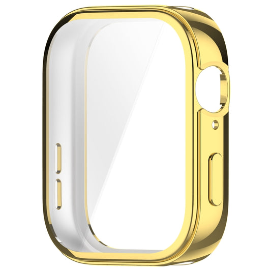 For Huawei Watch Fit 3 Full Coverage TPU Electroplated Watch Protective Case(Gold) by buy2fix