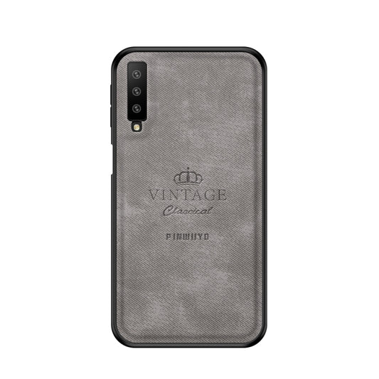 PINWUYO Shockproof Waterproof Full Coverage PC + TPU + Skin Protective Case for Galaxy A7 2018/A750(Gray) - Galaxy Phone Cases by PINWUYO | Online Shopping UK | buy2fix