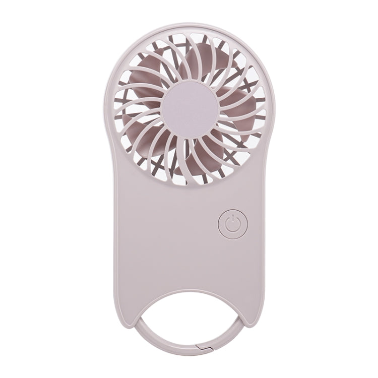 F12 3 Wind Speed Outdoor Summer Cooling Fan Hanging Buckle Mini Handheld Fan(Pink) by buy2fix