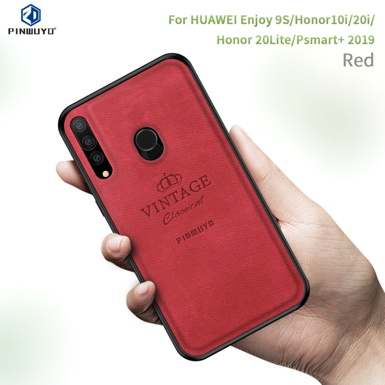 PINWUYO Shockproof Waterproof Full Coverage PC + TPU + Skin Protective Case for Huawei Enjoy 9S / Honor10i / Honor 20i / Honor20 Lite / P Smart+ 2019/ Maimang 8(Gray) - Honor Cases by PINWUYO | Online Shopping UK | buy2fix