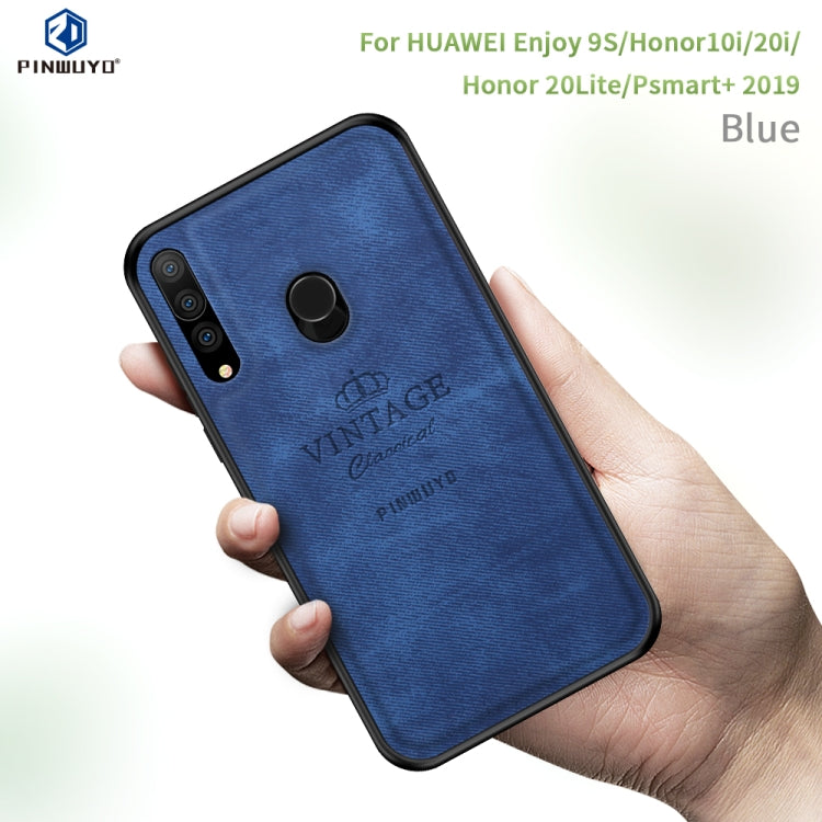 PINWUYO Shockproof Waterproof Full Coverage PC + TPU + Skin Protective Case for Huawei Enjoy 9S / Honor10i / Honor 20i / Honor20 Lite / P Smart+ 2019/ Maimang 8(Blue) - Honor Cases by PINWUYO | Online Shopping UK | buy2fix