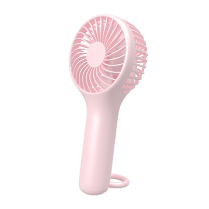 S13 Portable Summer Cooling Fan Hanging Buckle Mini 3 Wind Speed Handheld Fan(Pink) - Electric Fans by buy2fix | Online Shopping UK | buy2fix