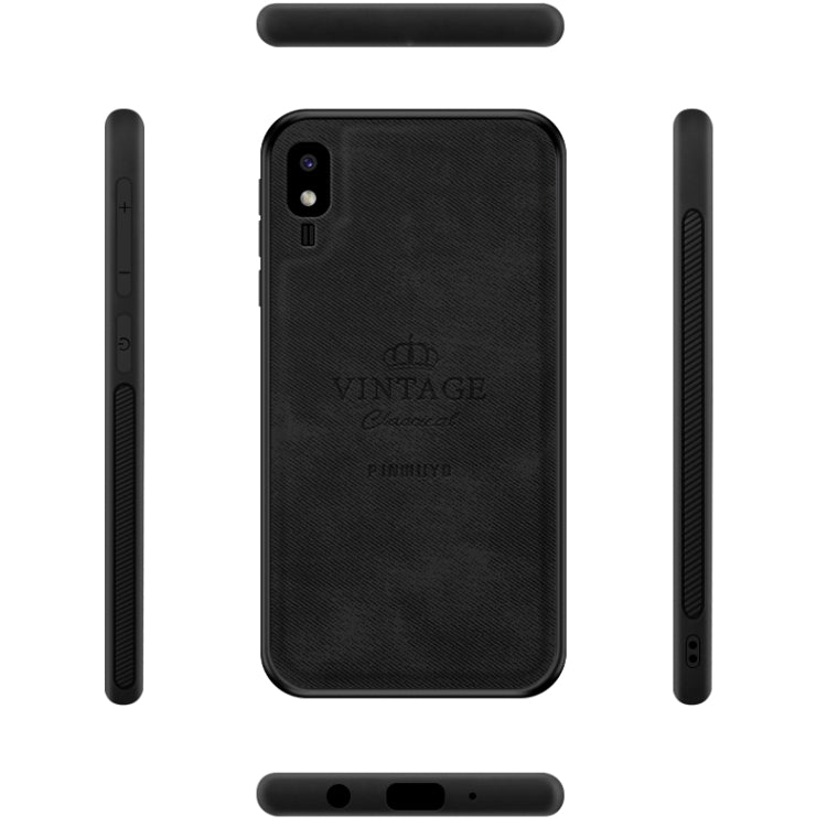 PINWUYO Shockproof Waterproof Full Coverage PC + TPU + Skin Protective Case for Galaxy A2 Core(Black) - Galaxy Phone Cases by PINWUYO | Online Shopping UK | buy2fix