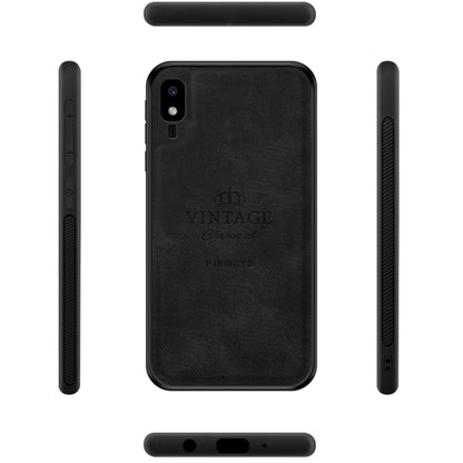 PINWUYO Shockproof Waterproof Full Coverage PC + TPU + Skin Protective Case for Galaxy A2 Core(Black) - Galaxy Phone Cases by PINWUYO | Online Shopping UK | buy2fix