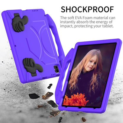 For iPad Pro 12.9 2022 / 2021 / 2020 Children EVA Shockproof Tablet Case with Thumb Bracket(Purple) - iPad Pro 12.9 (2022/2021) Cases by buy2fix | Online Shopping UK | buy2fix
