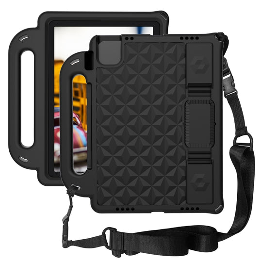 For iPad Air 11 2026 / 2025 / 2024 Diamond Series EVA Shockproof Sleeve Tablet Case(Black)