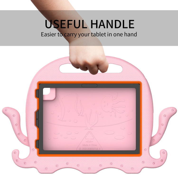 For iPad Pro 11 2024 Octopus Style EVA Hybrid PC Shockproof Tablet Case with Strap(Pink) - iPad Pro 11 2024 Cases by buy2fix | Online Shopping UK | buy2fix