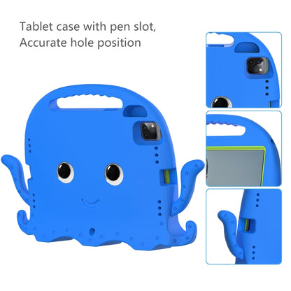 For iPad Pro 11 2024 Octopus Style EVA Hybrid PC Shockproof Tablet Case with Strap(Blue) - iPad Pro 11 2024 Cases by buy2fix | Online Shopping UK | buy2fix