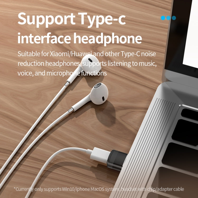 USB3.0 Male to USB-C / Type-C Female OTG Adapter 5Gbps Transmission(Silver) - OTG Adapter by buy2fix | Online Shopping UK | buy2fix