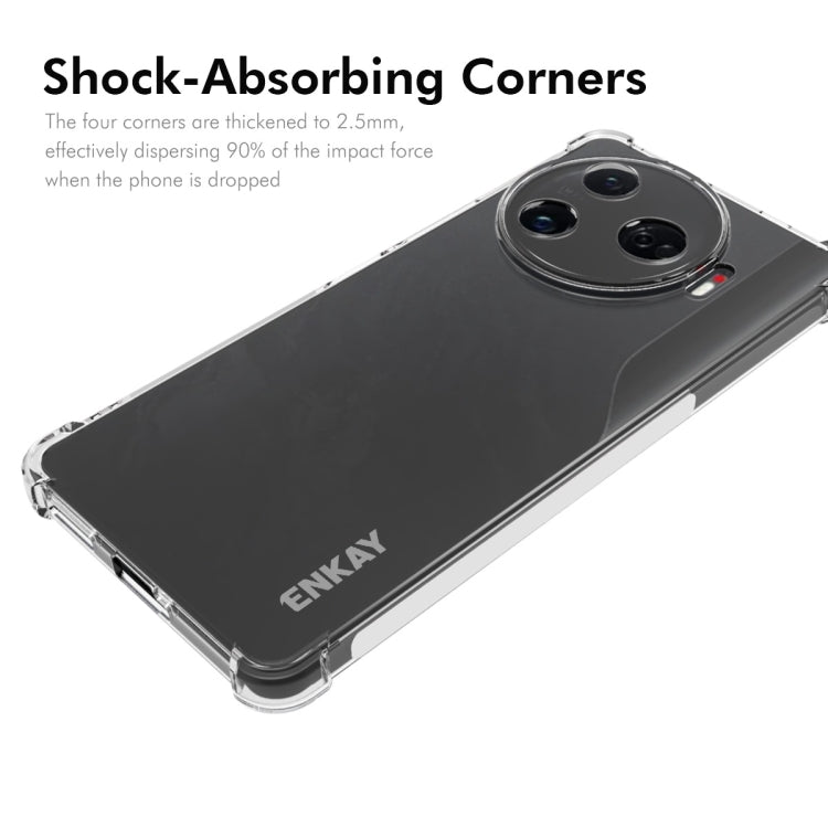 For Tecno Camon 30 Pro 5G ENKAY Hat-Prince Transparent TPU Shockproof Phone Case - Tecno Cases by ENKAY | Online Shopping UK | buy2fix