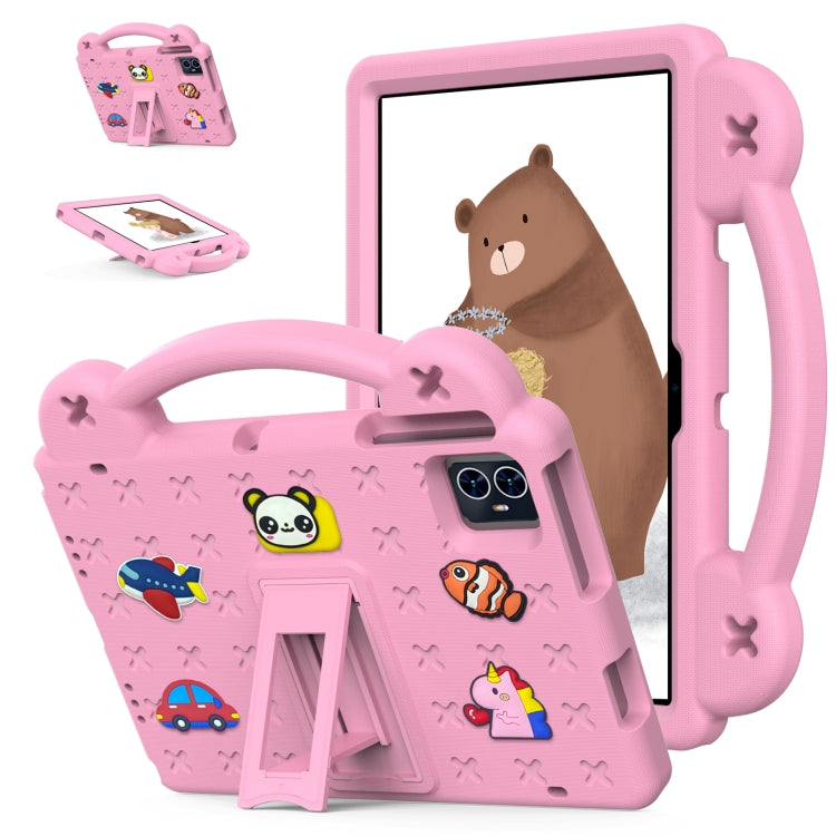 For Teclast M50 HD 10.1 / M50 Pro 10.1 2023 Handle Kickstand Children EVA Shockproof Tablet Case(Pink) - Teclast by buy2fix | Online Shopping UK | buy2fix