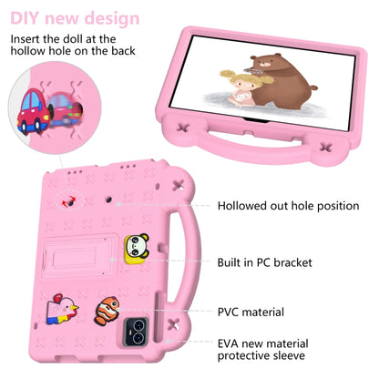 For Teclast M50 HD 10.1 / M50 Pro 10.1 2023 Handle Kickstand Children EVA Shockproof Tablet Case(Pink) - Teclast by buy2fix | Online Shopping UK | buy2fix