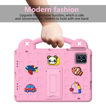 For Teclast M50 HD 10.1 / M50 Pro 10.1 2023 Handle Kickstand Children EVA Shockproof Tablet Case(Pink) - Teclast by buy2fix | Online Shopping UK | buy2fix