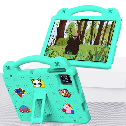 For Teclast M50 HD 10.1 / M50 Pro 10.1 2023 Handle Kickstand Children EVA Shockproof Tablet Case(Mint Green) - Teclast by buy2fix | Online Shopping UK | buy2fix