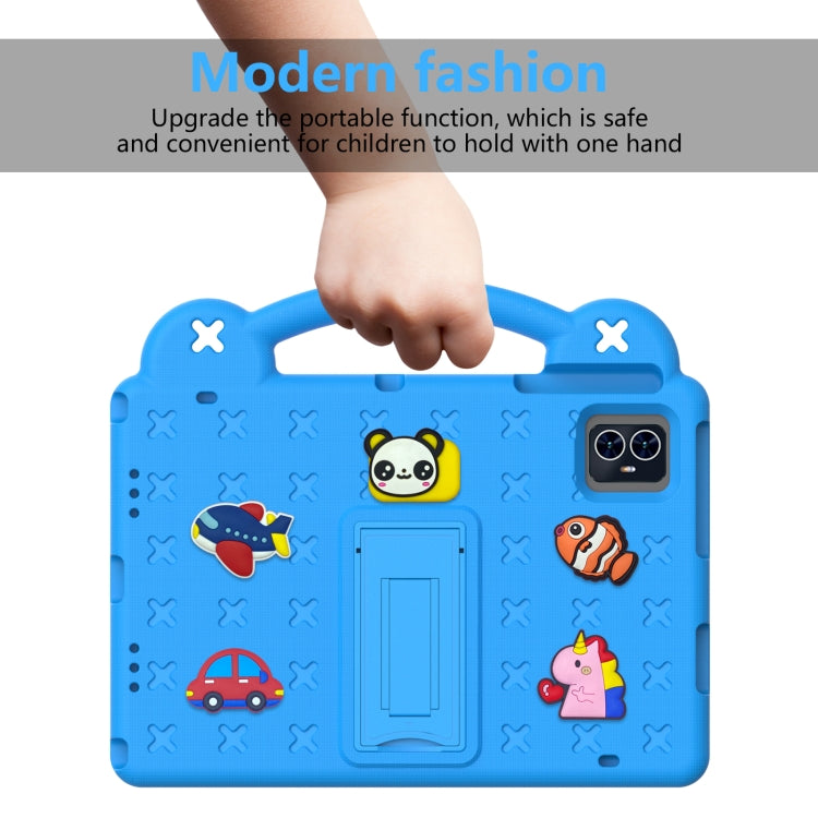 For Teclast M50 HD 10.1 / M50 Pro 10.1 2023 Handle Kickstand Children EVA Shockproof Tablet Case(Sky Blue) - Teclast by buy2fix | Online Shopping UK | buy2fix