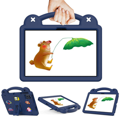 For Teclast M50 HD 10.1 / M50 Pro 10.1 2023 Handle Kickstand Children EVA Shockproof Tablet Case(Navy Blue) - Teclast by buy2fix | Online Shopping UK | buy2fix
