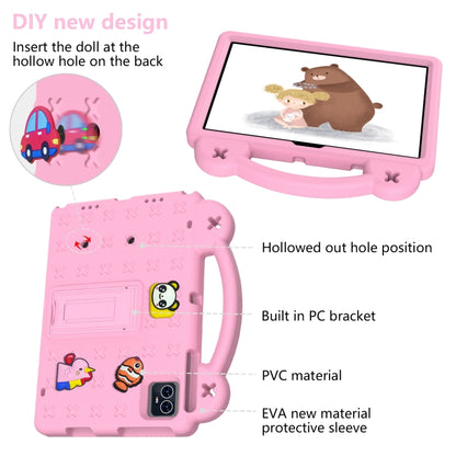 For Blackview Tab 80 10.1 2023 Handle Kickstand Children EVA Shockproof Tablet Case(Pink) - Others by buy2fix | Online Shopping UK | buy2fix