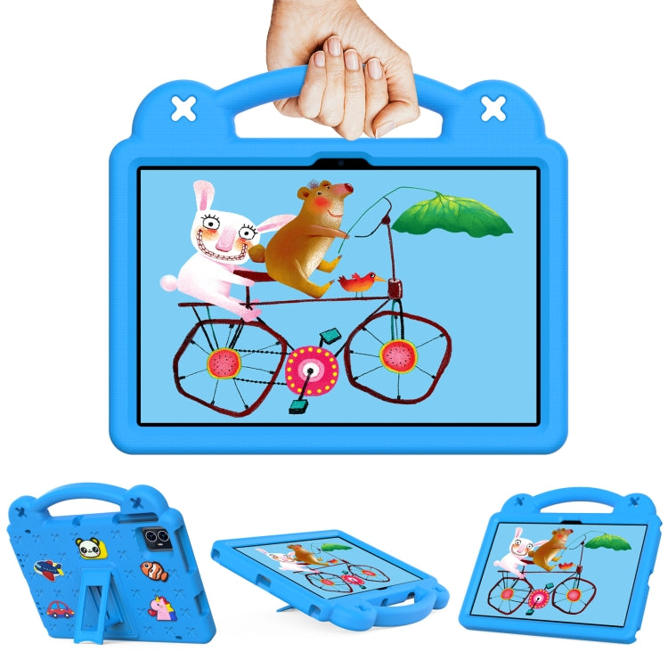 For Walmart ONN 10.1 Gen4 2024 Handle Kickstand Children EVA Shockproof Tablet Case(Sky Blue) - Others by buy2fix | Online Shopping UK | buy2fix