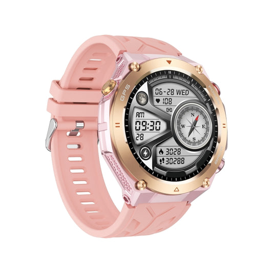 KC82 1.45 inch Color Screen Smart Watch, Support Bluetooth Call / Health Monitoring(Pink) by buy2fix