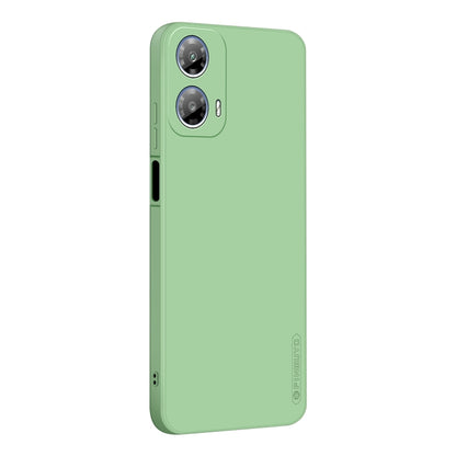 For Motorola Moto G34 5G PINWUYO Sense Series Liquid Silicone TPU Phone Case(Green) - Motorola Cases by PINWUYO | Online Shopping UK | buy2fix