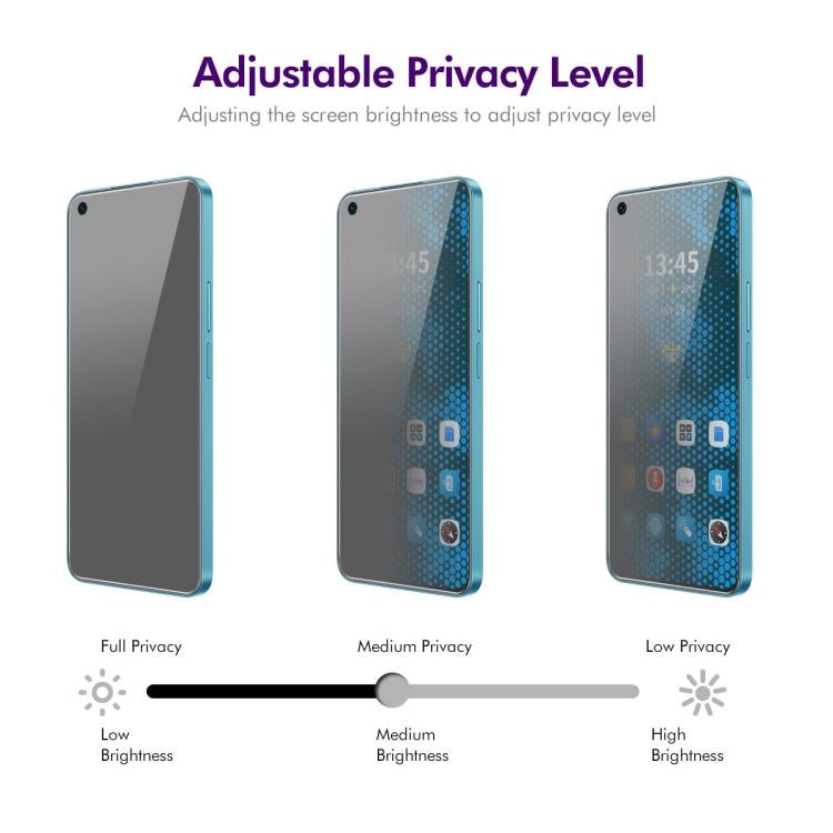 For OPPO K10 4G 2pcs ENKAY Hat-Prince 28 Degree Anti-peeping Privacy Tempered Glass Film - OPPO Tempered Glass by ENKAY | Online Shopping UK | buy2fix