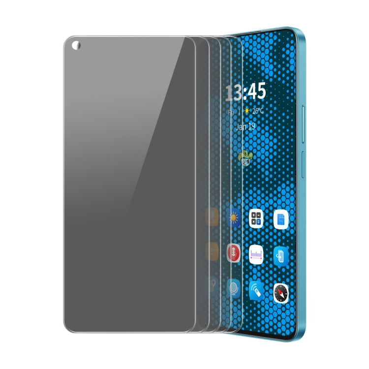 For OPPO K9x 5pcs ENKAY Hat-Prince 28 Degree Anti-peeping Privacy Tempered Glass Film - OPPO Tempered Glass by ENKAY | Online Shopping UK | buy2fix