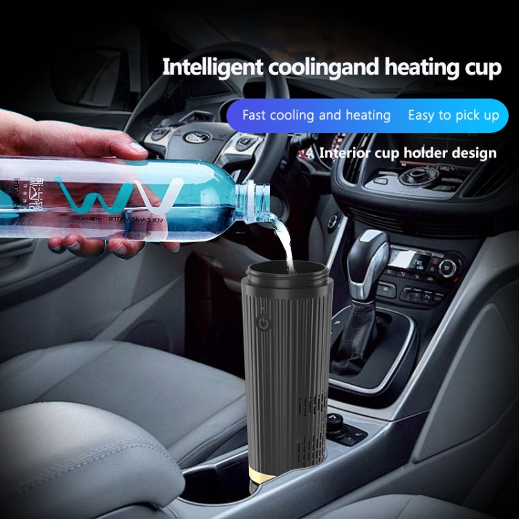 IDZ016 Car Drinking Cup Keep Water Cold / Warm Home Water Bottle, BPA-free, No FDA(Black) - Heating Cups by buy2fix | Online Shopping UK | buy2fix