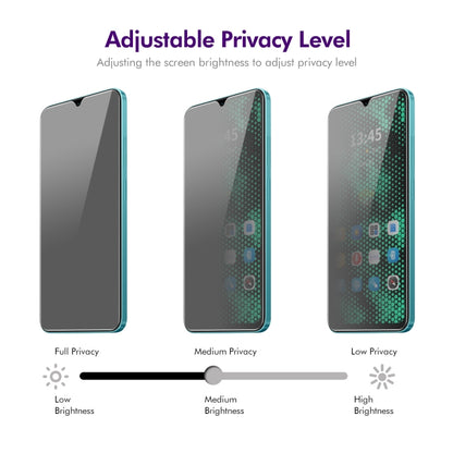 For Tecno POP 7 Pro ENKAY Hat-Prince 28 Degree Anti-peeping Privacy Tempered Glass Film - Tecno Tempered Glass by ENKAY | Online Shopping UK | buy2fix
