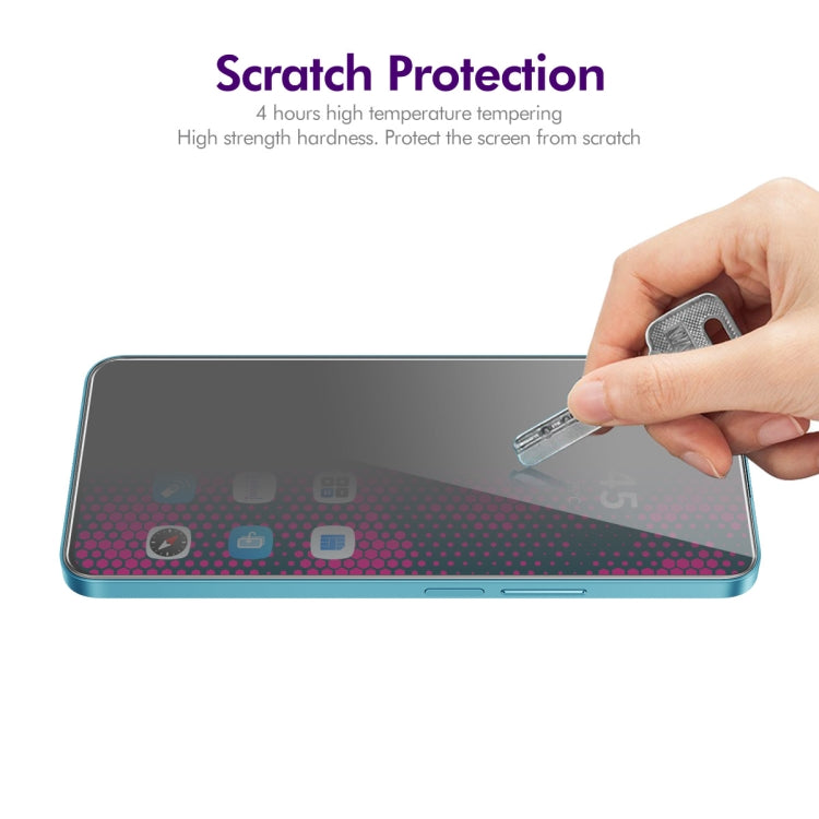For Tecno POP 8 ENKAY Hat-Prince 28 Degree Anti-peeping Privacy Tempered Glass Film - Tecno Tempered Glass by ENKAY | Online Shopping UK | buy2fix