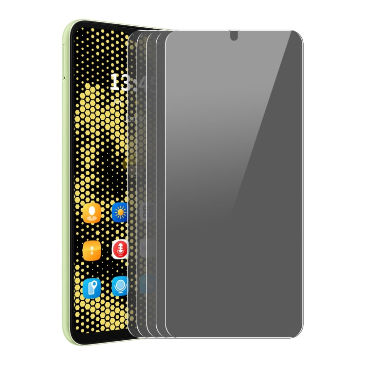 For Tecno POP 6 5pcs ENKAY Hat-Prince 28 Degree Anti-peeping Privacy Tempered Glass Film - Others by ENKAY | Online Shopping UK | buy2fix