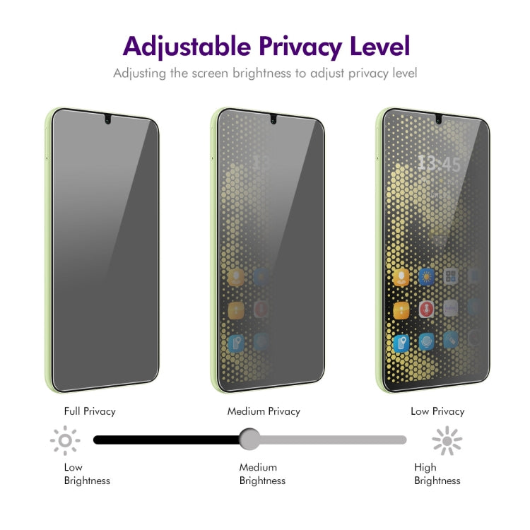 For Tecno POP 6 5pcs ENKAY Hat-Prince 28 Degree Anti-peeping Privacy Tempered Glass Film - Others by ENKAY | Online Shopping UK | buy2fix