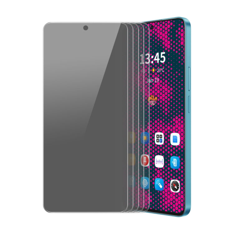 For Tecno Pop 8 5pcs ENKAY Hat-Prince 28 Degree Anti-peeping Privacy Tempered Glass Film - Others by ENKAY | Online Shopping UK | buy2fix
