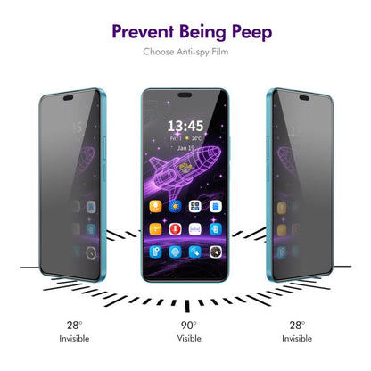 For Honor 400 Lite Global 2pcs ENKAY Hat-Prince 28 Degree Anti-peeping Privacy Silk Print Tempered Glass Film - Honor Tempered Glass by ENKAY | Online Shopping UK | buy2fix