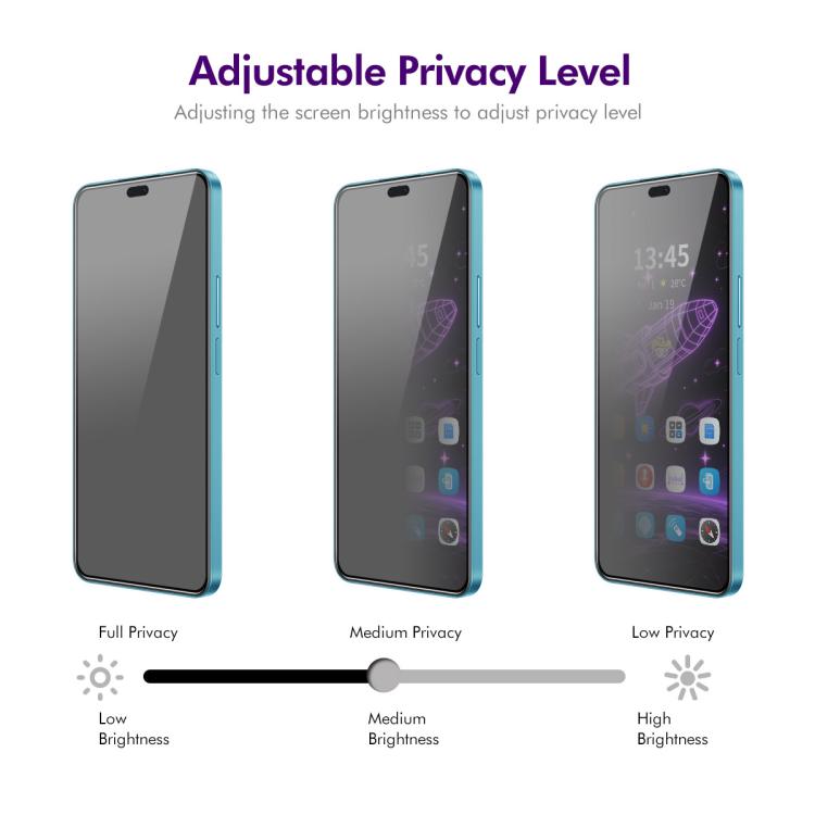 For Honor 400 Lite Global 2pcs ENKAY Hat-Prince 28 Degree Anti-peeping Privacy Silk Print Tempered Glass Film - Honor Tempered Glass by ENKAY | Online Shopping UK | buy2fix