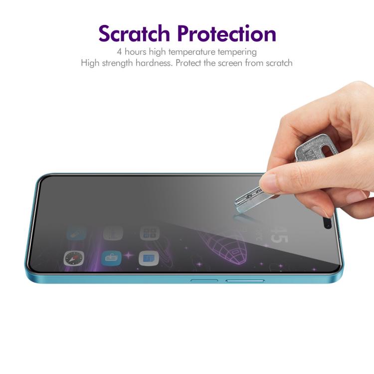 For Honor 400 Lite Global 2pcs ENKAY Hat-Prince 28 Degree Anti-peeping Privacy Silk Print Tempered Glass Film - Honor Tempered Glass by ENKAY | Online Shopping UK | buy2fix