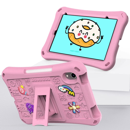 For iPad mini 6 / mini 2024 Hi Baby EVA Full Body Tablet Case with Strap(Pink) - iPad mini 6 Cases by buy2fix | Online Shopping UK | buy2fix