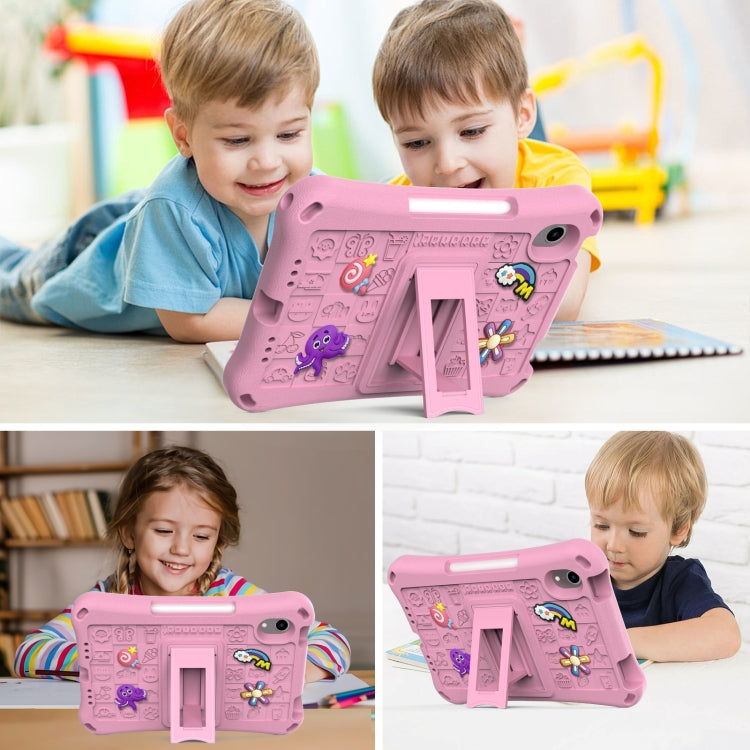 For iPad mini 6 / mini 2024 Hi Baby EVA Full Body Tablet Case with Strap(Pink) - iPad mini 6 Cases by buy2fix | Online Shopping UK | buy2fix