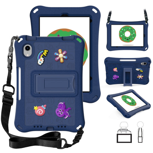 For iPad mini 6 / mini 2024 Hi Baby EVA Full Body Tablet Case with Strap(Navy Blue) - iPad mini 6 Cases by buy2fix | Online Shopping UK | buy2fix