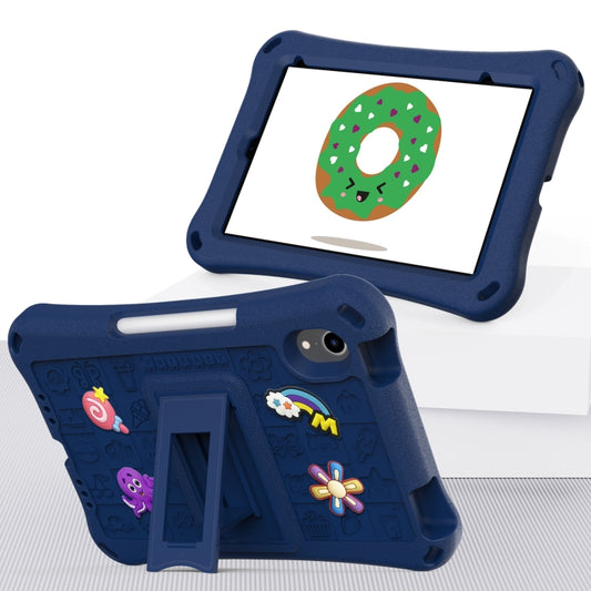 For iPad mini 6 / mini 2024 Hi Baby EVA Full Body Tablet Case with Strap(Navy Blue) - iPad mini 6 Cases by buy2fix | Online Shopping UK | buy2fix