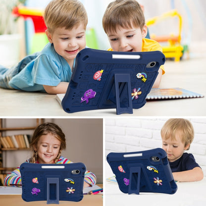 For iPad mini 6 / mini 2024 Hi Baby EVA Full Body Tablet Case with Strap(Navy Blue) - iPad mini 6 Cases by buy2fix | Online Shopping UK | buy2fix