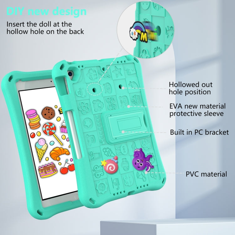 For iPad 10.2 2019 / 2020 / 2021 Hi Baby EVA Full Body Tablet Case with Strap(Mint Green) - iPad 10.2 Cases by buy2fix | Online Shopping UK | buy2fix