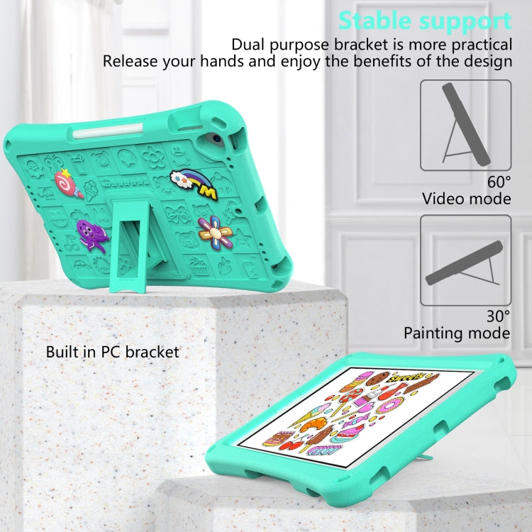 For iPad 10.2 2019 / 2020 / 2021 Hi Baby EVA Full Body Tablet Case with Strap(Mint Green) - iPad 10.2 Cases by buy2fix | Online Shopping UK | buy2fix