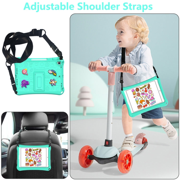 For iPad 10.2 2019 / 2020 / 2021 Hi Baby EVA Full Body Tablet Case with Strap(Mint Green) - iPad 10.2 Cases by buy2fix | Online Shopping UK | buy2fix