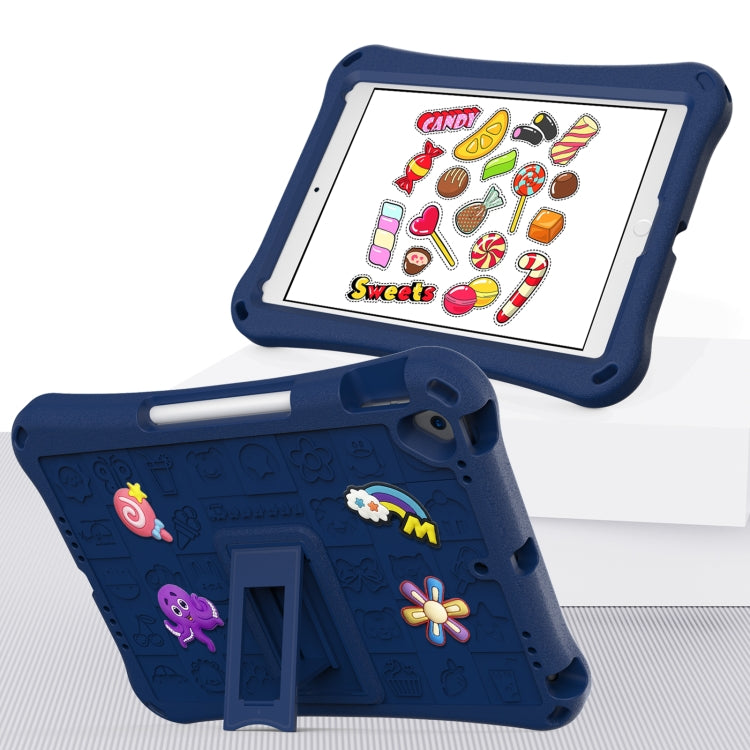 For iPad 10.2 2019 / 2020 / 2021 Hi Baby EVA Full Body Tablet Case with Strap(Navy Blue) - iPad 10.2 Cases by buy2fix | Online Shopping UK | buy2fix