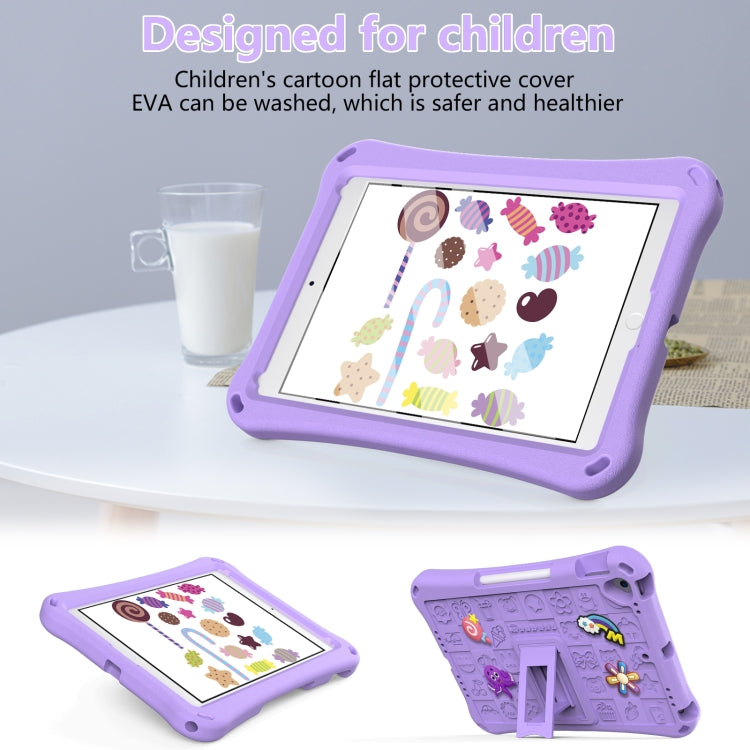 For iPad Pro 10.5 / Air 10.5 2019 Hi Baby EVA Full Body Tablet Case with Strap(Light Purple) - iPad Pro 10.5 inch Cases by buy2fix | Online Shopping UK | buy2fix