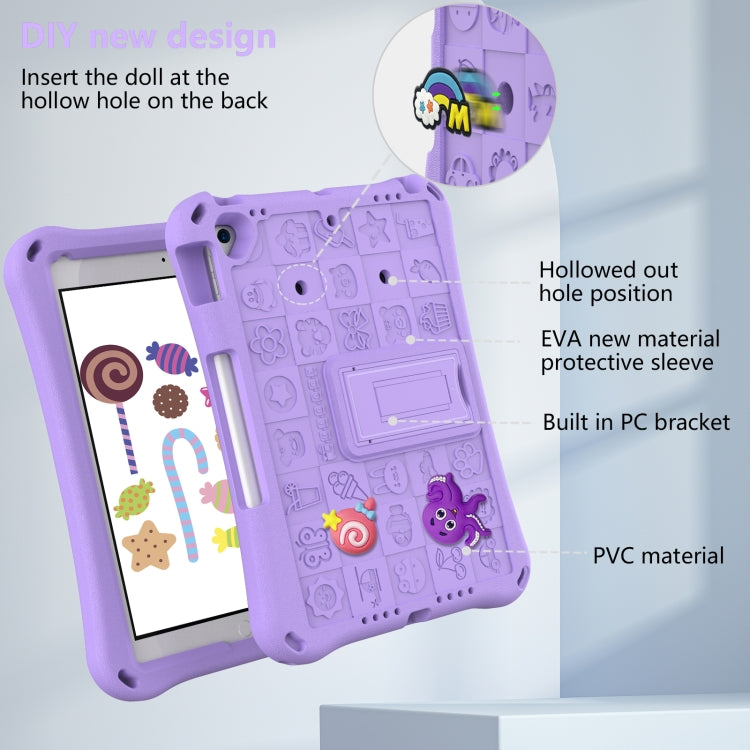 For iPad Pro 10.5 / Air 10.5 2019 Hi Baby EVA Full Body Tablet Case with Strap(Light Purple) - iPad Pro 10.5 inch Cases by buy2fix | Online Shopping UK | buy2fix