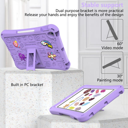 For iPad Pro 10.5 / Air 10.5 2019 Hi Baby EVA Full Body Tablet Case with Strap(Light Purple) - iPad Pro 10.5 inch Cases by buy2fix | Online Shopping UK | buy2fix