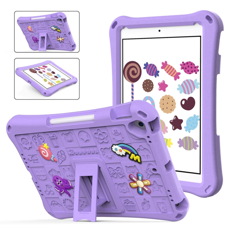 For iPad Pro 10.5 / Air 10.5 2019 Hi Baby EVA Full Body Tablet Case with Strap(Light Purple) - iPad Pro 10.5 inch Cases by buy2fix | Online Shopping UK | buy2fix