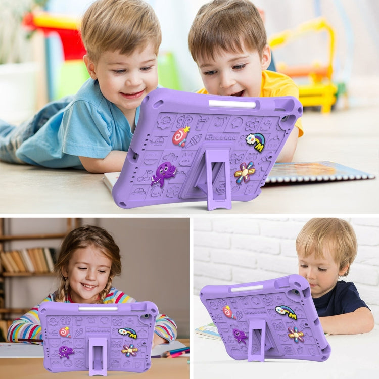 For iPad Pro 10.5 / Air 10.5 2019 Hi Baby EVA Full Body Tablet Case with Strap(Light Purple) - iPad Pro 10.5 inch Cases by buy2fix | Online Shopping UK | buy2fix