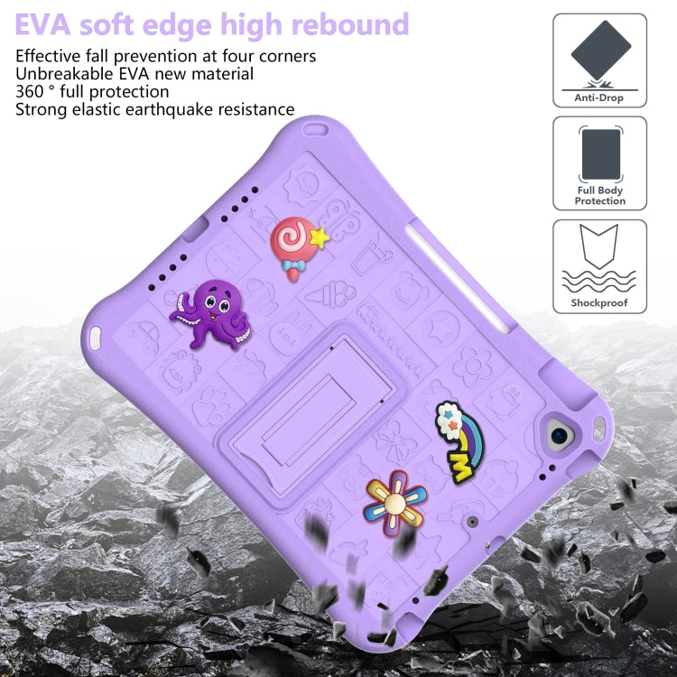 For iPad Pro 10.5 / Air 10.5 2019 Hi Baby EVA Full Body Tablet Case with Strap(Light Purple) - iPad Pro 10.5 inch Cases by buy2fix | Online Shopping UK | buy2fix